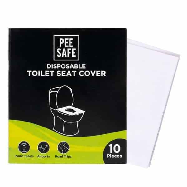 Pee Safe Disposable Toilet Seat Covers | Protects Against Germs | Pack Of 10