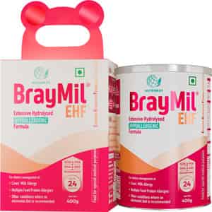 Braymil Ehf Extensive Hydrolysed Hypoallergenic Formula With Gos & Fos|dha & Ara|nucleotides|400g