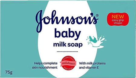 Johnson'S Baby Milk Soap - 75g With New Easy Grip Shape