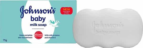Johnson's Baby Milk Soap - 75G With New Easy Grip Shape