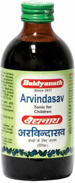 Baidyanath Asli Ayurved Arvindasava (220Ml) (Pack 2) Improve Digestive Natural Constipation Relief