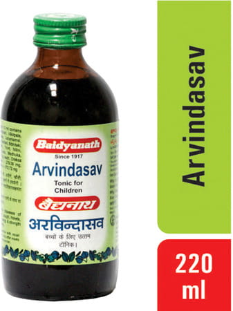 Baidyanath Nagpur Arvindasava (220ml) (Pack Of 2) Improve Digestive Natural Constipation Relief
