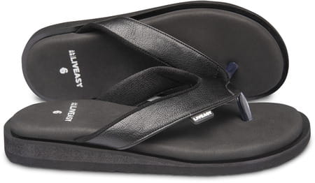 Liveasy Essentials Diabetic & Orthopedic Slippers (Style 2) -Men Black- Size Uk-11