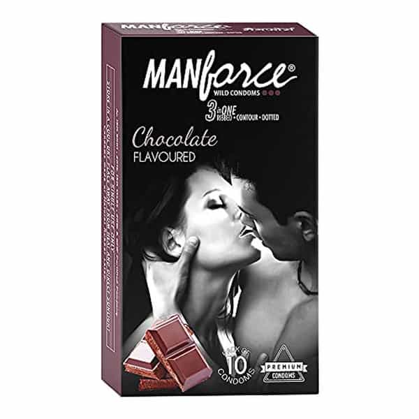Manforce Chocolate Flavor Condom 10 Pcs X Pack Of 5
