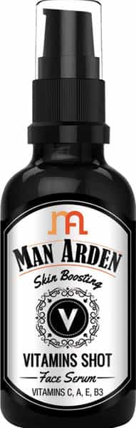 Man Arden Skin Boosting Vitamins Shot Face Serum - With Vitamin C | A | E And B3 For Men | 30 Ml