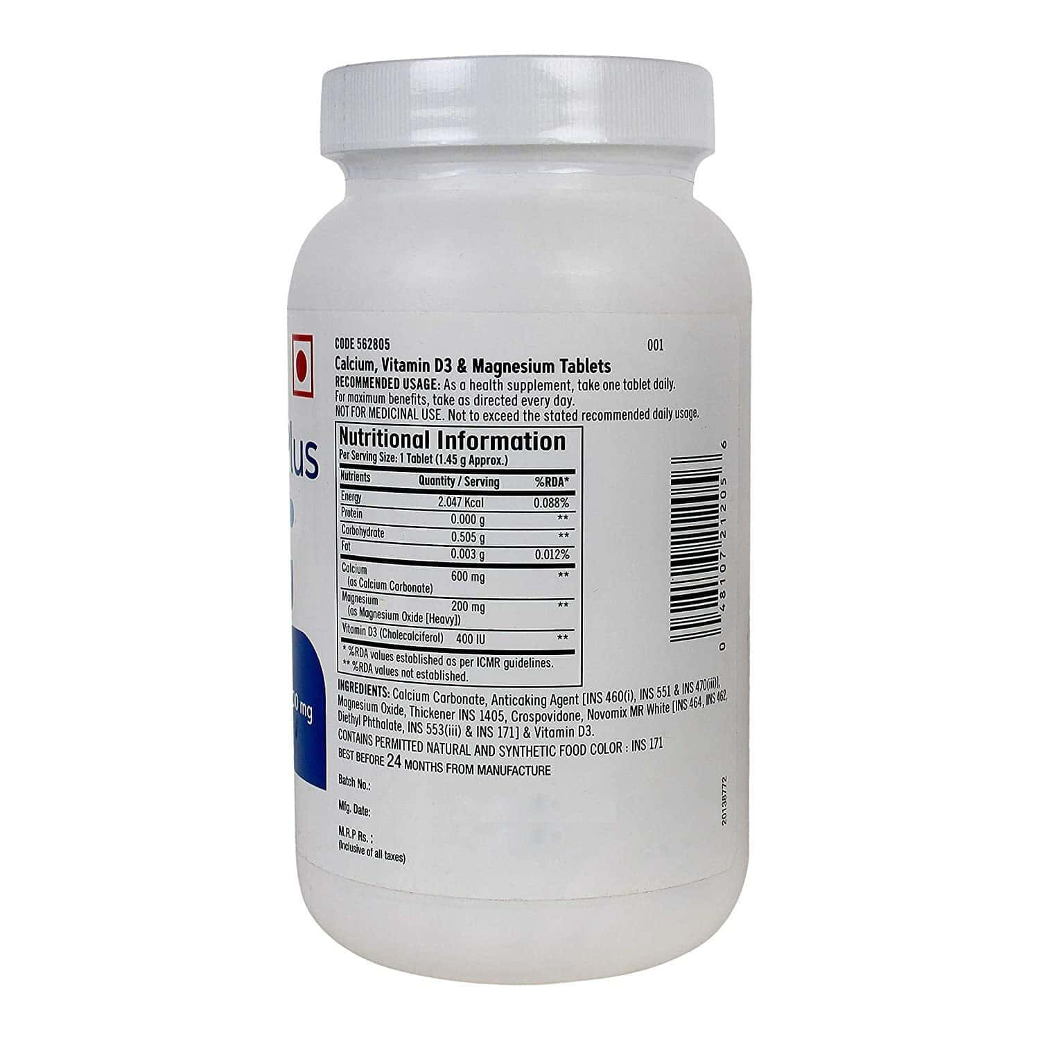 Buy GNC CALCIUM PLUS WITH MAGNESIUM & VITAMIN D3 STRENGTHENS BONES