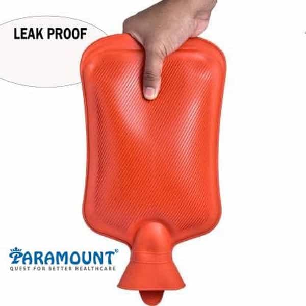 Paramount Hot Water Bag For Pain Relief & Period Cramps Rubber Bottle- 1.75 Ltr. (Red)