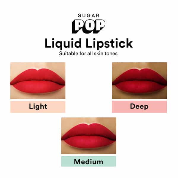 Sugar Pop Liquid Lipstick - 02 Cherry