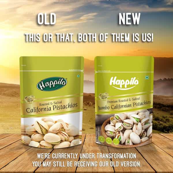 Happilo Premium Californian Roasted & Salted Pistachios 200G