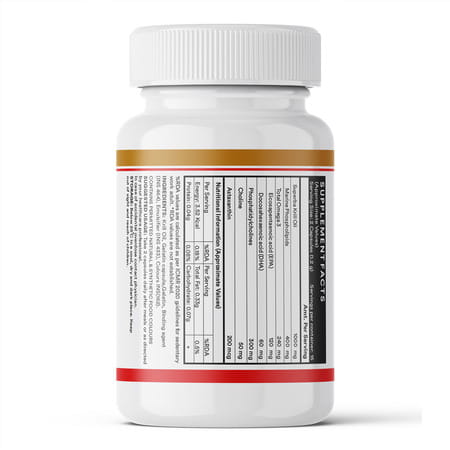 Inlife Krill Oil (Superba) Phospholipid Omega 3 With Astaxanthin 500 Mg - 30 Capsules