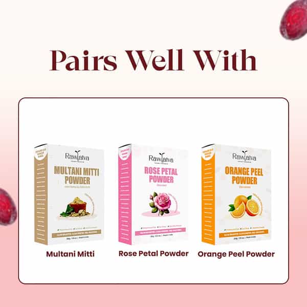 Raw Tatva Beetroot Powder For Skin Radiance & Even-Looking Complexion | All Skin Types | 100G