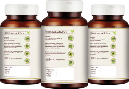 Vedikroots Ashwagandha 60 Capsules For Strength Performance And Stress Relief (Pack Of 3)