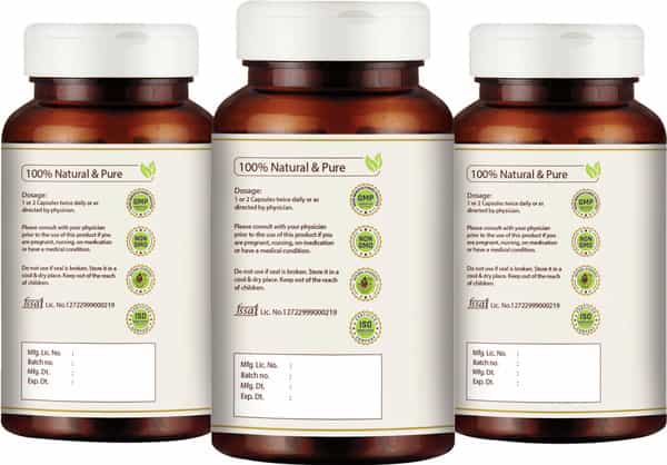 Vedikroots Ashwagandha 60 Capsules For Strength Performance And Stress Relief (Pack Of 3)