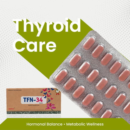 Green Milk Tfn 34 Tablets | Ayurvedic Thyroid & Metabolic Support | 5 × 30 Tablets