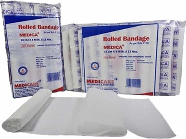 Medica Rolled Bandage (7.5Cm) (Pack Of 3)