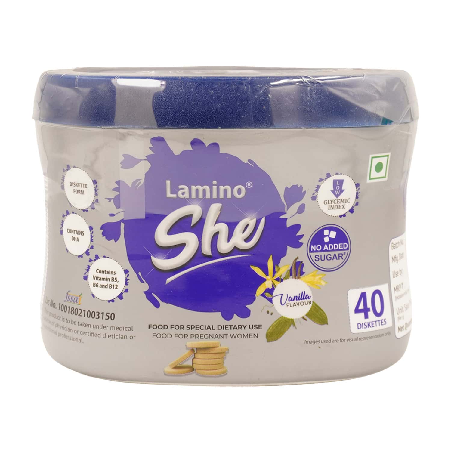 Lamino She Vanilla Diskettes Box Of 40