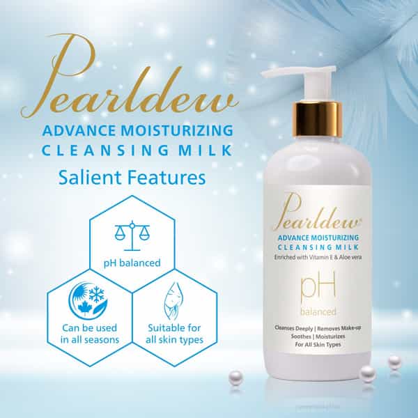 Pearldew Moisturizing Cleansing Milk 300 Ml | Can Be Used In All Seasons (Pack Of 1)