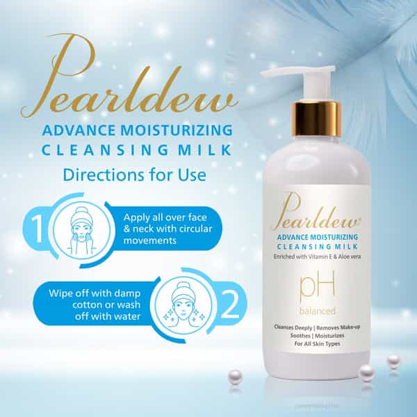 Pearldew Moisturizing Cleansing Milk 300 Ml | Can Be Used In All Seasons (Pack Of 1)