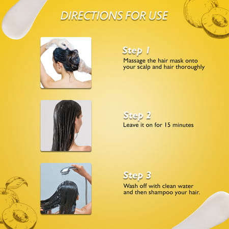 Manestream Fenusilk Hair Mask With Fenugreek & Apricot | 230gms For Men & Women