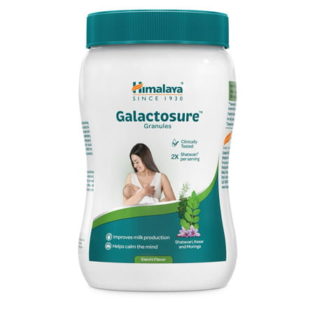 Himalaya Galactosure Lactation Supplement | Shatavari Kesar & Moringa Elaichi Flavour Jar 200 Gm
