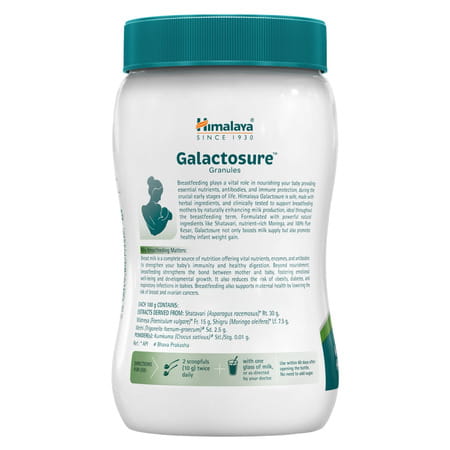 Himalaya Galactosure Lactation Supplement | Shatavari Kesar & Moringa Elaichi Flavour Jar 200 Gm
