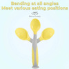 R For Rabbit Safe Feed Flexi Spoon Set Yellow Grey