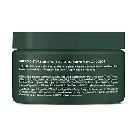 Shea Moisture Mens Beard Balm | All Natural Ingredients | With Maracuja Infused Shea Butter | 113g