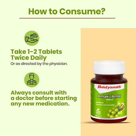 Baidyanath Amlaki (Amla) 60 Tablets