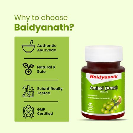 Baidyanath Amlaki (Amla) 60 Tablets