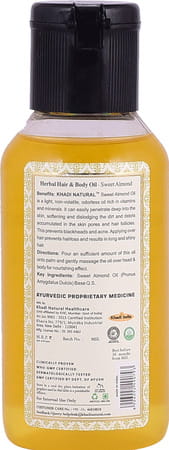 Khadi Natural Sweet Almond Oil 100ml