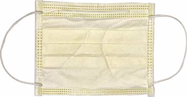 3 Ply Kids Face Mask Yellow 50 Mask