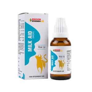 Baksons Homoeopathy Milk Aid Drops For Veterinary Use 30 Ml