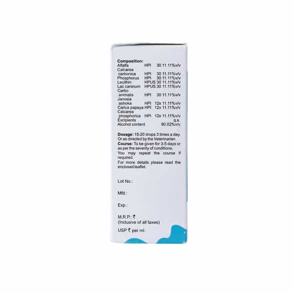 Baksons Homoeopathy Milk Aid Drops For Veterinary Use 30 Ml