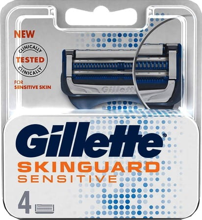 Gillette Skinguard Manual Shaving Blades Pack Of 4