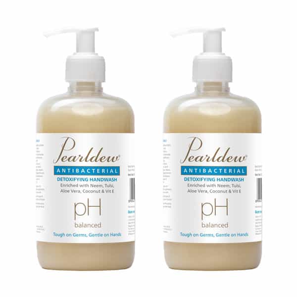 Pearldew Antibacterial Detoxifying Hand Wash 500 Ml | Neem & Tulsi (Pack Of 4)