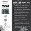 Depilah Brazilian Hot Film Wax - 1 Kg Silver Stripless Wax (Men) Made In Italy