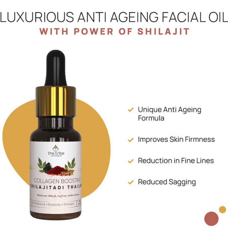 The Tribe Concepts Collagen Boosting Shilajitadi Thailam 12 Ml