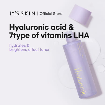It's Skin V7 Hyaluronic Toner - Moisturizing With Organic Collagen Peptides - 150Ml