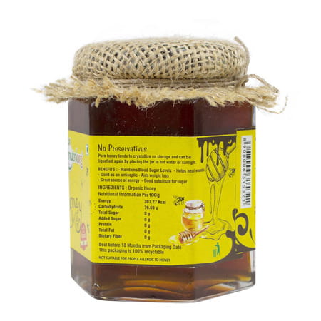 Nutriorg Certified Organic Honey 250g