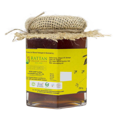Nutriorg Certified Organic Honey 250g