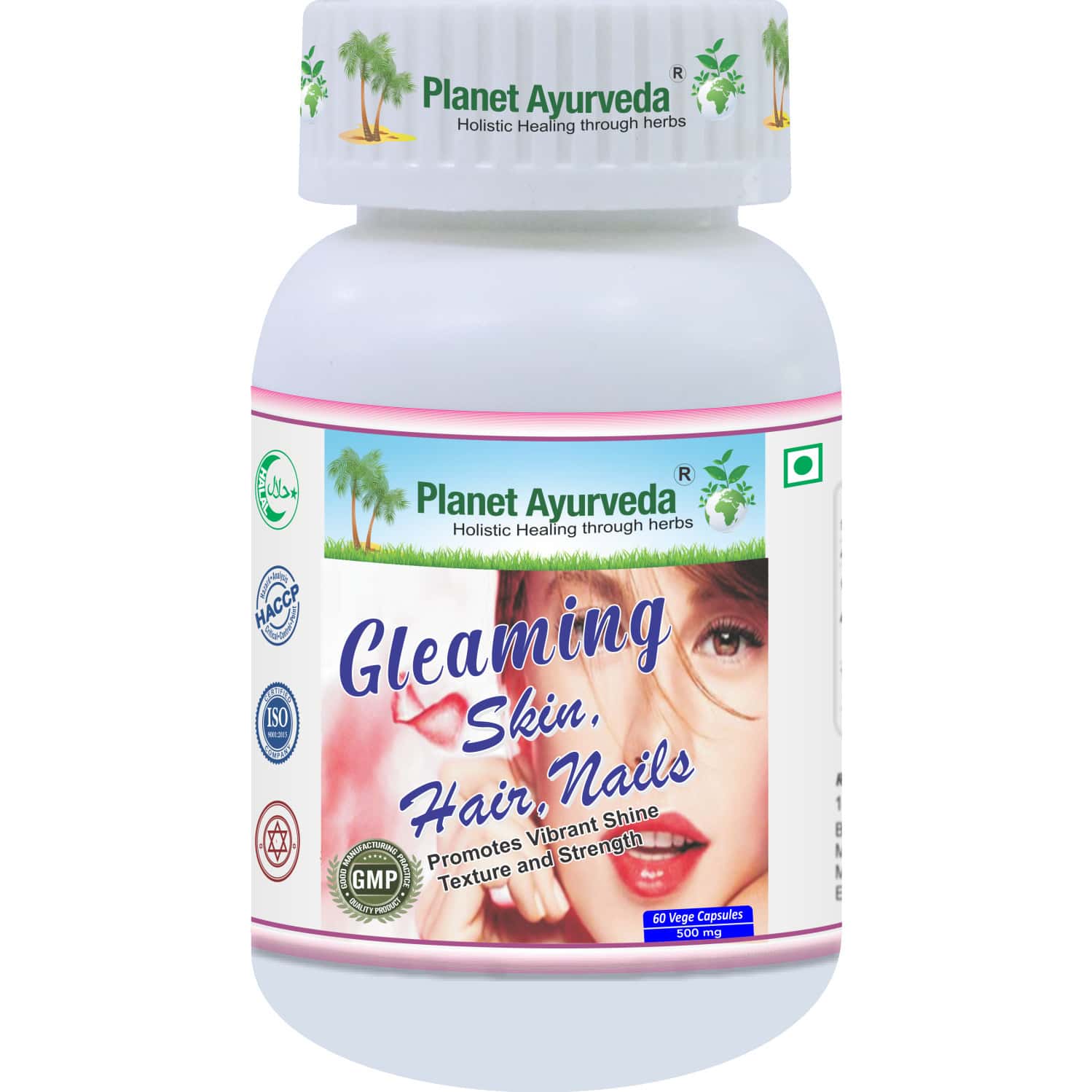 Planet Ayurveda Gleaming Skin Hair Nails Formula - 60n