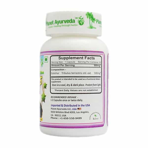 Planet Ayurveda Tribulus Power - 60 Capsules