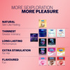 Durex Extra Thin Wild Strawberry Flavour Box Of 12 Condoms