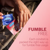 Durex Extra Thin Wild Strawberry Flavour Box Of 12 Condoms