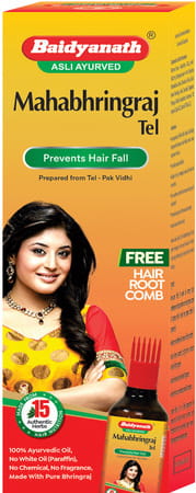 Baidyanath Asli Ayurved Mahabhringraj Tel | For Hair Growth | Anti Dandruff | 5 (Pack Of 2)