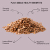 Heka Bites Premium Raw Flax Seeds (250G)|For Weight Loss |Omega 3 | Healthy Snacks | Diabetic Snacks