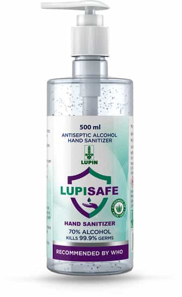Lupisafe Alcohol Based Hand Sanitizer With Pump Bottle - 500Ml