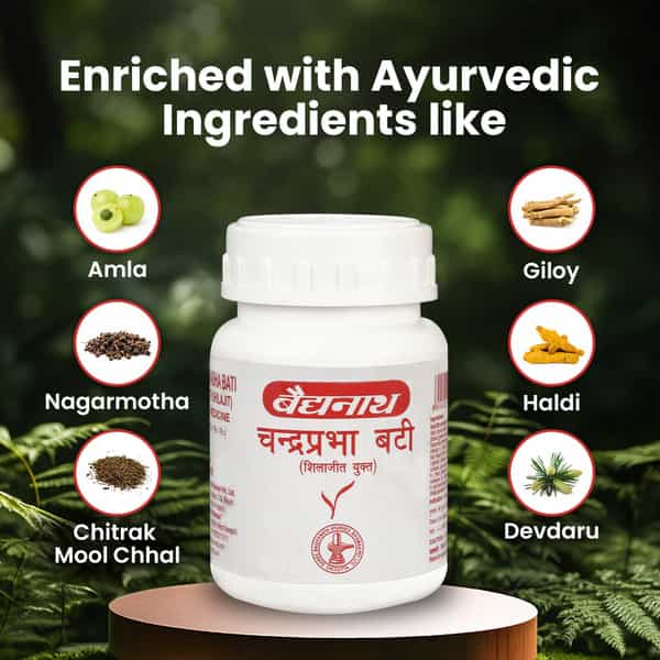 Baidyanath Chandraprabha Bati 160 Tablets | Ayurvedic Urinary Wellness Support