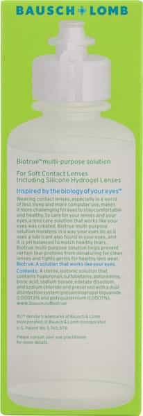 Bausch & Lomb Bio True Bottle Of 120 Ml Liquid