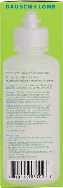 Bausch & Lomb Bio True Bottle Of 120 Ml Liquid